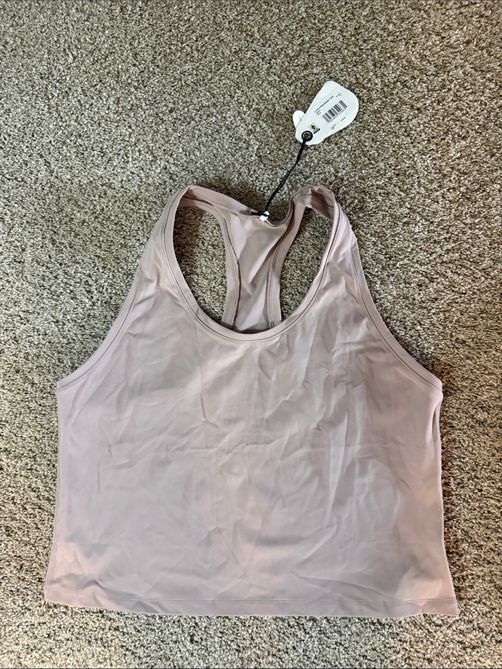 Prana Women's Light Mauve Racerback Tank Top